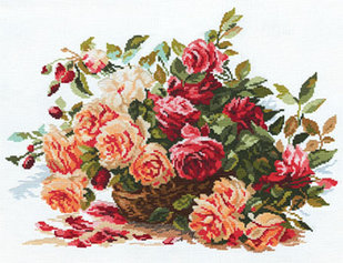 Набор для вышивания крестиком "Розы" 2-06
