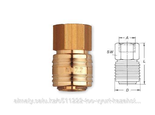 Пневмомуфта с внутр. резьбой R 1 / 2 "