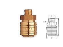 Пневмомуфта с внешней резьбой 1/2"