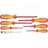 Набор отверток диэлектрических до 1000В, пробник до 250В, 7 штук MATRIX 13355 (002)