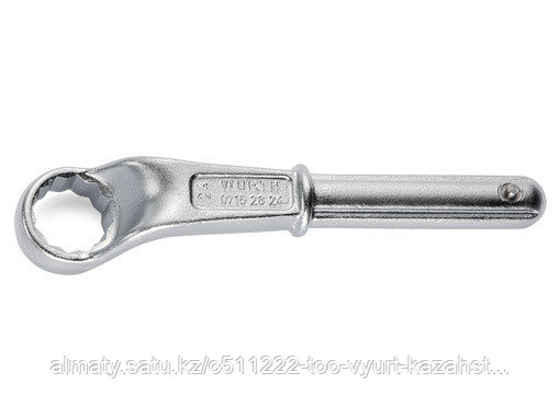 Накидной ключ AF 65, метрич, изогнутый, накидная часть: 12-гр.