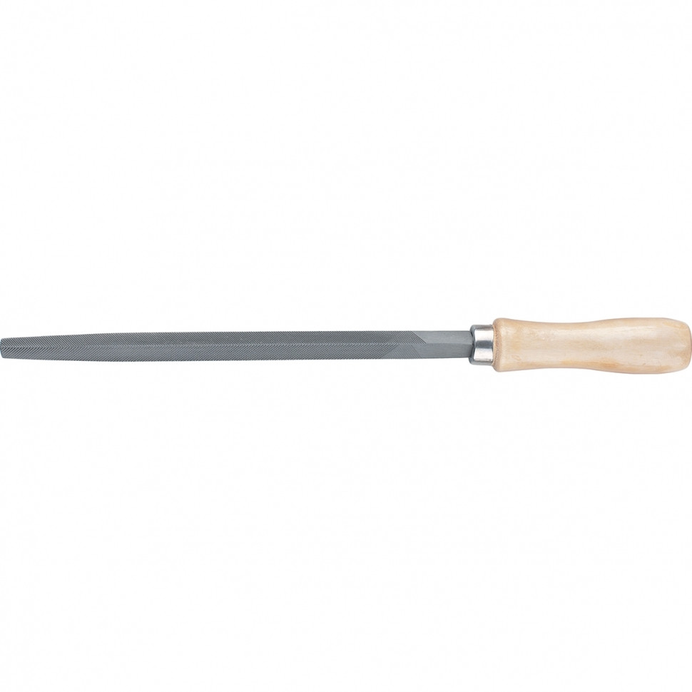 Напильник  200 мм. трехгранный деревянная ручка СИБРТЕХ 16026 (002)