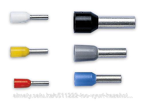 Контактный наконечник 1,5X8 изол, чёрный по DIN 46228