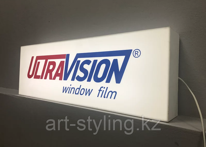 Световой короб UltraVision, 75см х 25см, фото 1