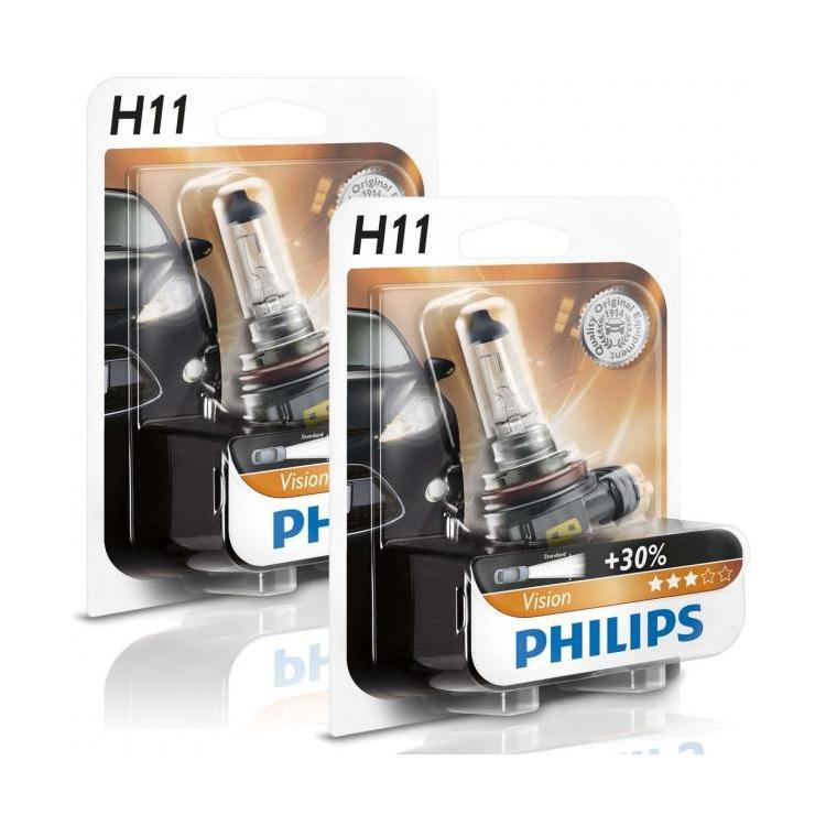 Лампы галогенные PHILIPS H11 +30