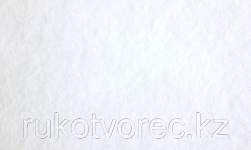 Фетр 30х30см*1мм (100% полиэстер) 4шт ( белый)