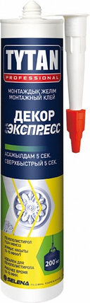 Монтажный клей TYTAN Экспресс ДЕКОР (310мл) белый, фото 1