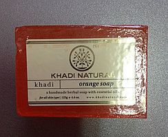 Натуральное мыло "Апельсин" Кхади, 125 грамм