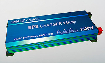 Инвертор 12 220 чистый синус Smart 1500W с функцией зарядки и UPS