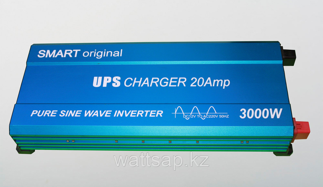 Инвертор 12 220 чистый синус Smart 3000W с функцией зарядки и UPS
