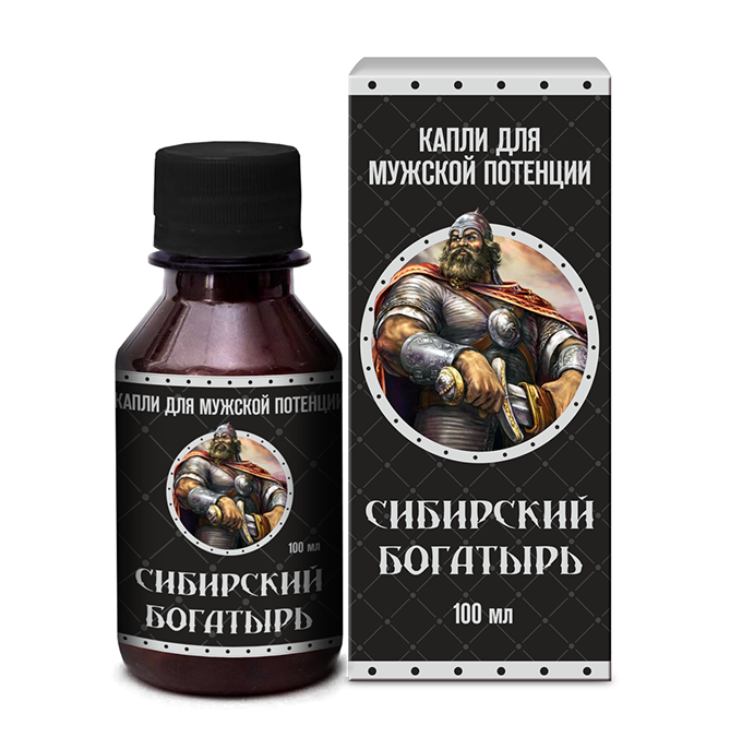 Сибирский богатырь - капли для мужской потенции