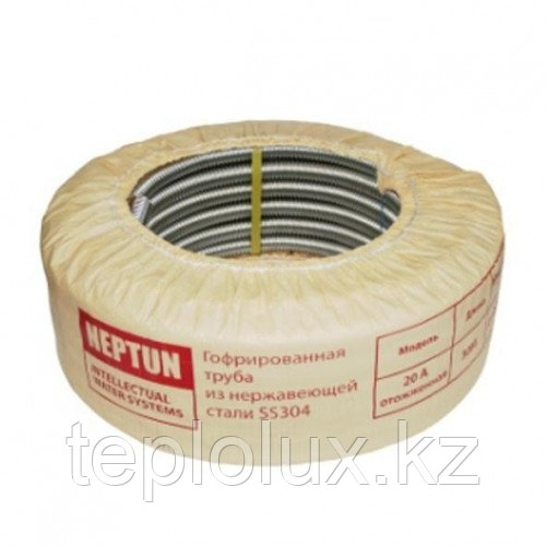 Труба гофр. из нерж. стали SS304 Neptun IWS 15А, отожженна