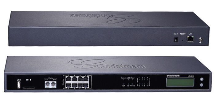 Grandstream UCM6208 IP ATC 2хFXS, 8xFXO, 1xWAN, 1xLAN