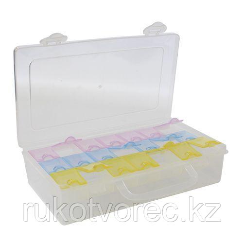930505 Контейнер для мелочей, 21 секция, 22,4*12,8*5,5 см, Hobby&Pro