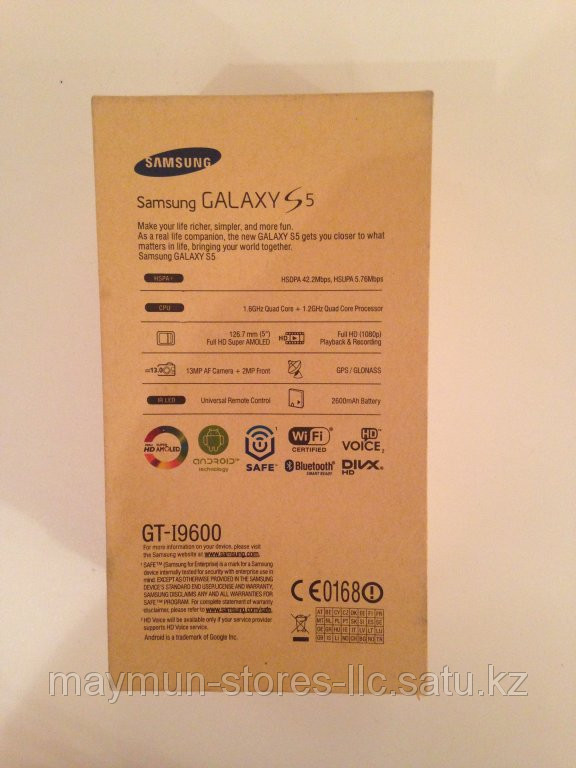 Новый Samsung GALAXY S5 4G LTE (GT-I9600) 16gb