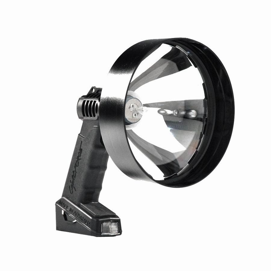 Фонарь-прожектор LIGHTFORCE ENFORCER-140 (12V) 120.900cd (450м-1 Lux), контакты: прикуриватель R34906