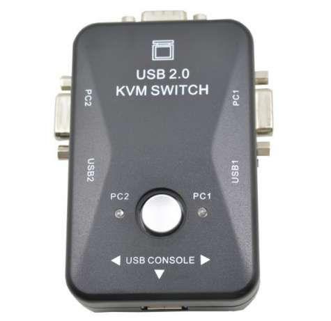 KVM Switch KVM Переключатель модель : KVM21UA - фото 2 - id-p46088854