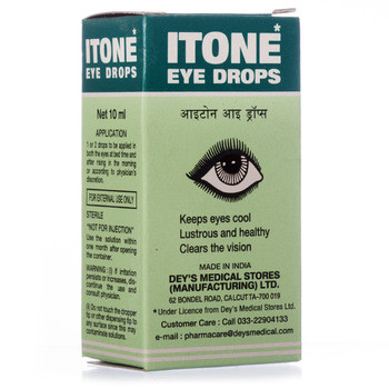 Глазные капли «Айтон», 10мл (ITONE eye drops), снимают усталость, покраснение и напряжение глаз - фото 1 - id-p46091454