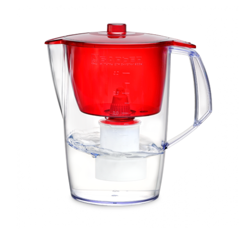 Фильтр-кувшин для воды «Барьер» Лайт + 1 картридж 3,6 л (Красный) - фото 5 - id-p46094859