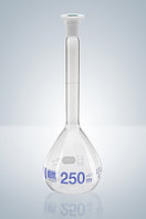 Колба мерная Hirschmann 5000 мл, класс A, светлое стекло, со шлифом NS 34/35 и пластиковой пробкой
