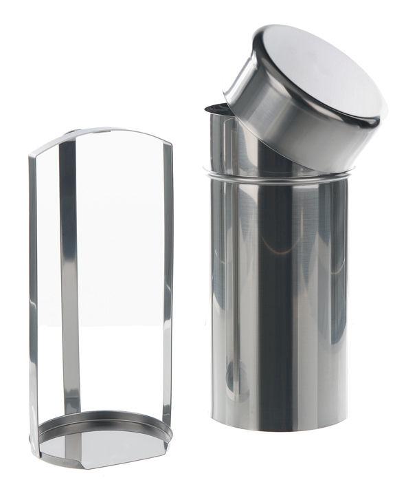 Контейнер Bochem для чашек Петри, высота 250 мм, диаметр 120 мм, нержавеющая сталь - фото 1 - id-p46133610