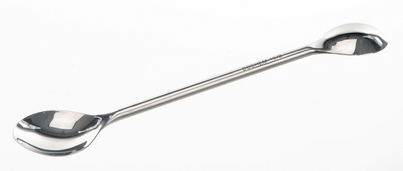 Ложка Bochem двухсторонняя, длина 150 мм, диаметр 5 мм, нержавеющая сталь - фото 1 - id-p46134240