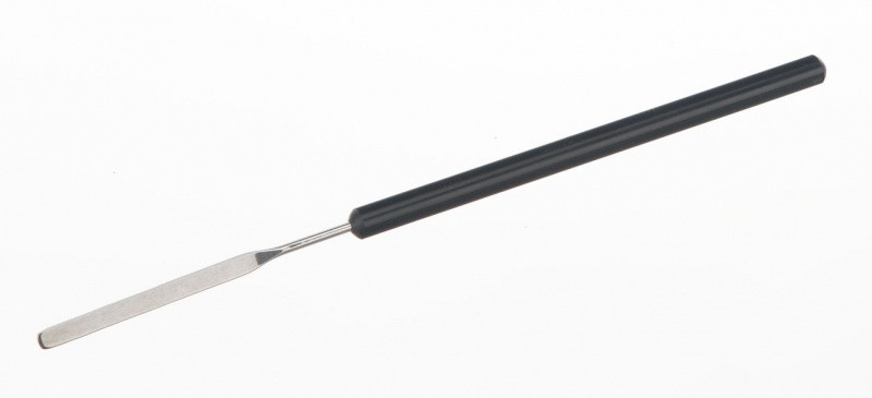 Микрошпатель Bochem с ручкой из ПВХ, длина 160 мм, ширина 4 мм, нержавеющая сталь - фото 1 - id-p46134679