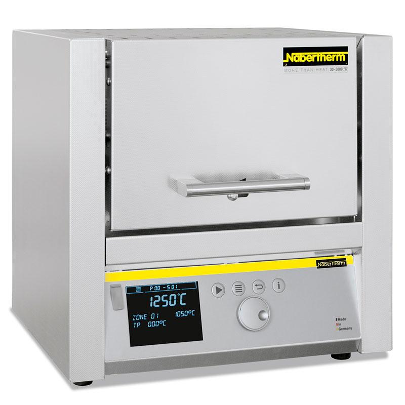 К тергіш есігі бар Nabertherm LT 15/13/B410 тас оқшаулағышы бар муфельді пеш, 1300°С - фото 1 - id-p46135258