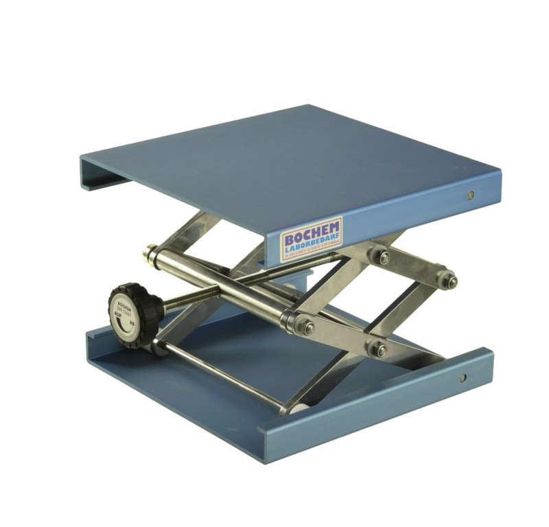 Подъемный столик Bochem, размеры 400x400 мм, максимальная нагрузка 60 кг, анодированный алюминий - фото 1 - id-p46135695