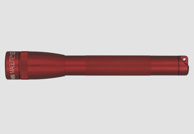 Фонарь MINI MAGLITE LED 2xAA (77 Lum)(с 2-мя батарейками и чехлом)(красный)(в блистере) R34466 - фото 2 - id-p46146245