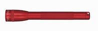 Фонарь MINI MAGLITE 2xAAA (9 Lum)(243cd)(31м)(2ч30м) красный в пластиковом футляре R34311