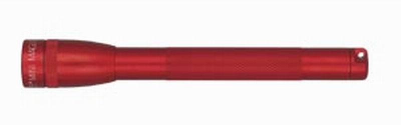 Фонарь MINI MAGLITE 2xAAA (9 Lum)(243cd)(31м)(2ч30м) красный в пластиковом футляре R34311, фото 1