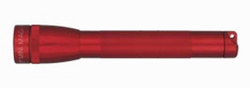 Фонарь MINI MAGLITE 2xAA (14 Lum)(с 2-мя батарейками)(красный)(в пластиковом футляре) R34324