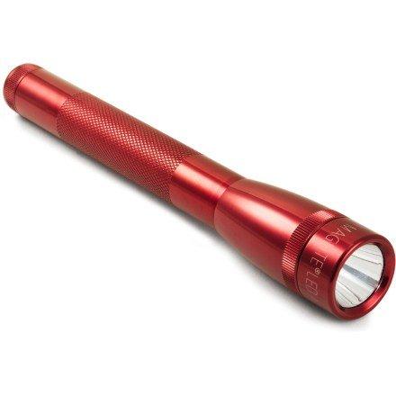 Фонарь MINI MAGLITE LED PRO+ 2xAA (245 Lum)(с 2-мя батарейками и чехлом)(красный)(в блистере) R34641