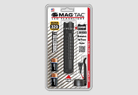 Фонарь MAGLITE LED MAG-TAC CB 2xCR123 (320 Lum)(9267cd)(193м)(4ч)(черный)(в блистере) R34651