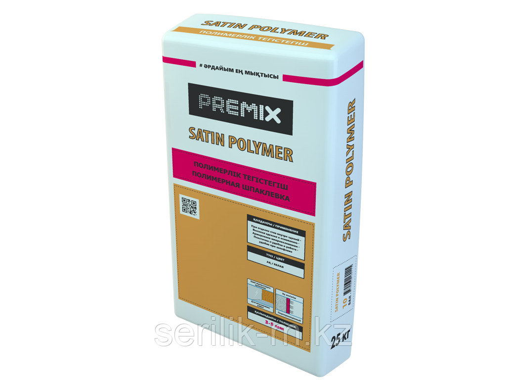 Satin Polymer белая полимерная шпаклевка для внутренних работ до 3мм ...
