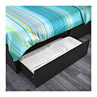 Кровать каркас 160х200 МАЛЬМ с 4 ящика черно-коричневый Лурой ИКЕА, IKEA   , фото 3
