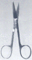 Ножницы хирургические с одним острым концом, длиной 140мм Нхок/140.