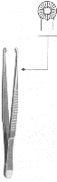 Пинцет зубчатолапчатый ПХ 150х5,5