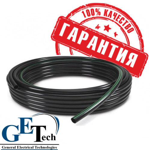 Труба ПНД (полиэтилен низкого давления, чёрная) для прокладки кабеля