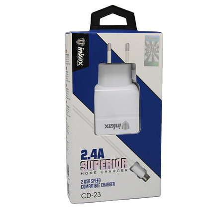 Зарядное устройство INKAX CD-23 Micro USB 2.4A, фото 2
