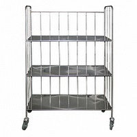 Стеллаж СН-500 из нержавеющей стали в виде сетчатого ящика