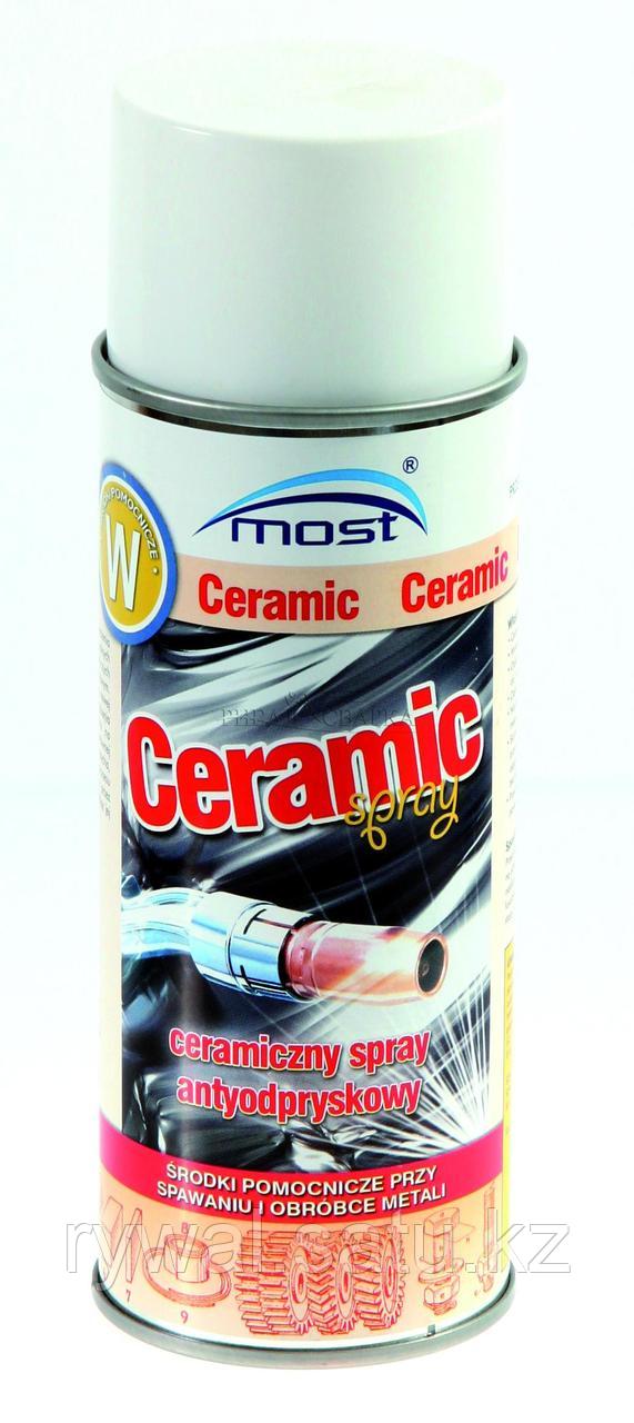 Спрей керамический MOST Ceramic 400 ml. против налипания сварочных брызг , без силикона ,MOST Ceramic 400 мл