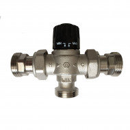 Клапан термостатический Barberi ф25 1" 30-65С Kv2,3  обр. клап.  ***!, фото 1