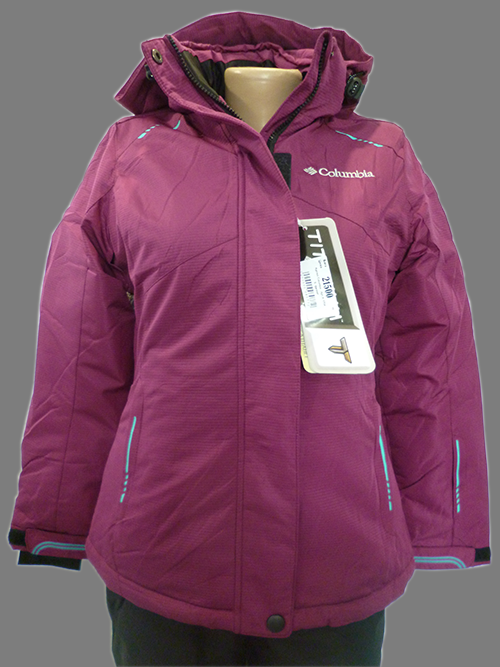 Лыжная куртка женская Columbia Titanium XL фиолетовый - фото 1 - id-p46201847