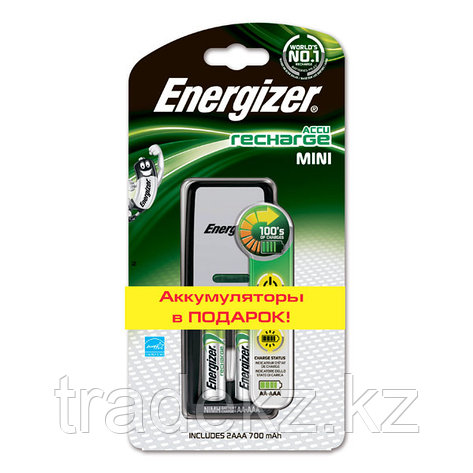 Зарядное устройство ENERGIZER Mini + 2 Аккум 2000 mAh предзаряженные, фото 2