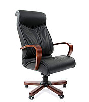 Кресло офисное для руководителя CHAIRMAN 420 WD, натуральная кожа