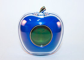 Говорящий будильник со встроенным термометром, синий