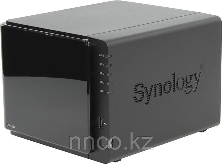 Synology DS916+ (2GB) 4xHDD NAS-сервер «All-in-1» (до 9-и HDD модуль DX513)