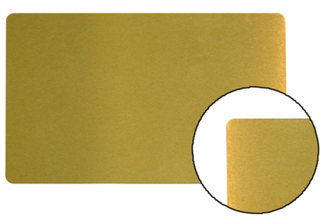 Бизнес визитка под сублимацию золото "Прямоугольник"